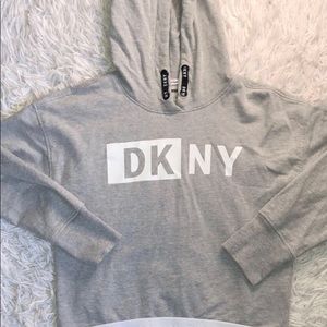 Dkny cropped sweatshirt